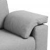 Sofa Szary chmur 220 x 80 x 82 cm tkanina