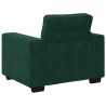 Sofa Fotel Ciemnozielony 100x77x82 cm Aksamit
