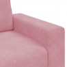 Sofa Fotel Różowy 100x77x82 cm Aksamit