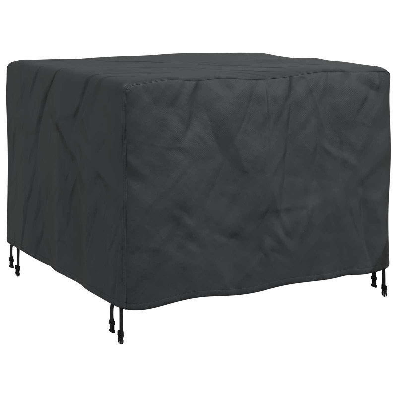 Pokrowiec na meble Gładki Czarny 113 x 113 x 73 cm 210D