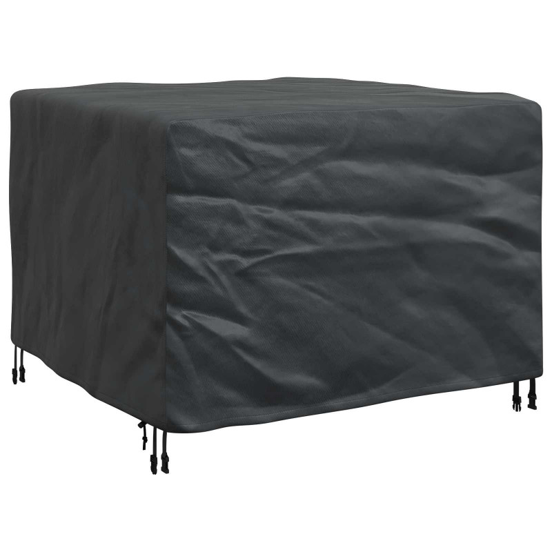 Pokrowiec na meble Gładki Czarny 113 x 113 x 73 cm 210D