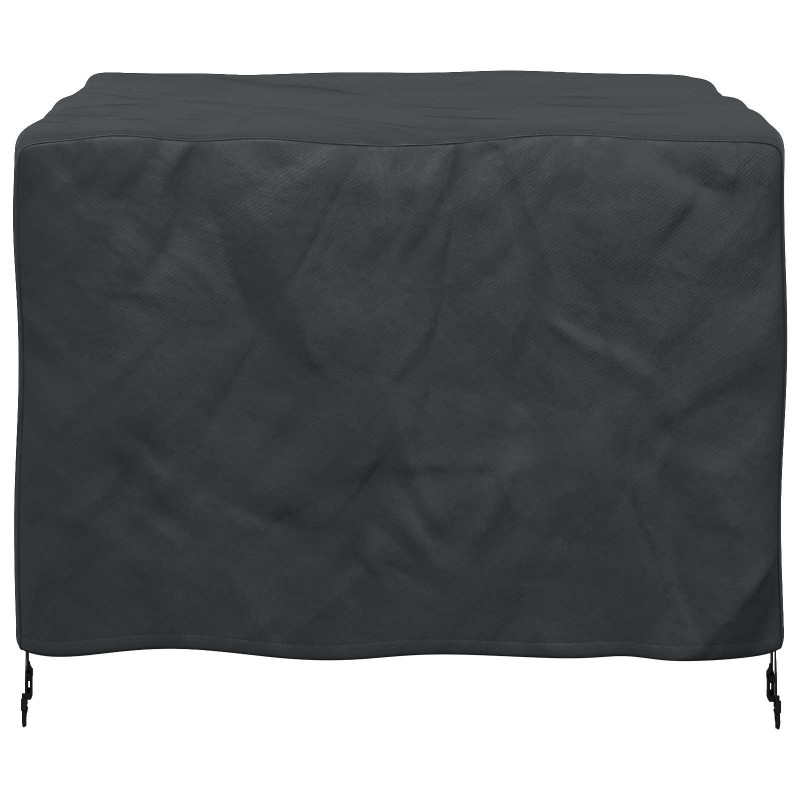 Pokrowiec na meble Gładki Czarny 113 x 113 x 73 cm 420D