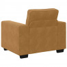 Sofa Fotel Brązowy 100x77x82 cm Aksamit