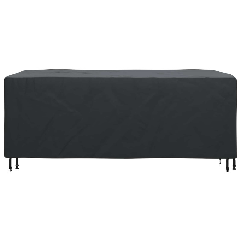 Pokrowiec na Leżaki Gładki Czarny 205 x 100 x 70 cm tkanina