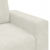 Sofa Fotel Kremowy 100x77x82 cm Aksamit
