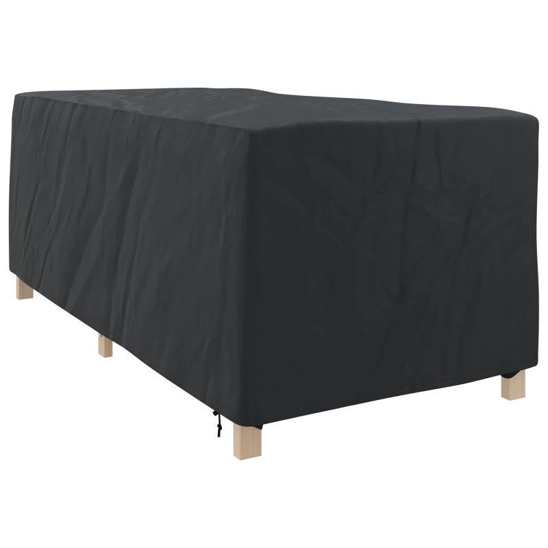 Pokrowiec na Leżaki Gładki Czarny 205 x 100 x 70 cm tkanina