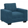 Sofa Fotel Niebieski 100x77x82 cm Aksamit