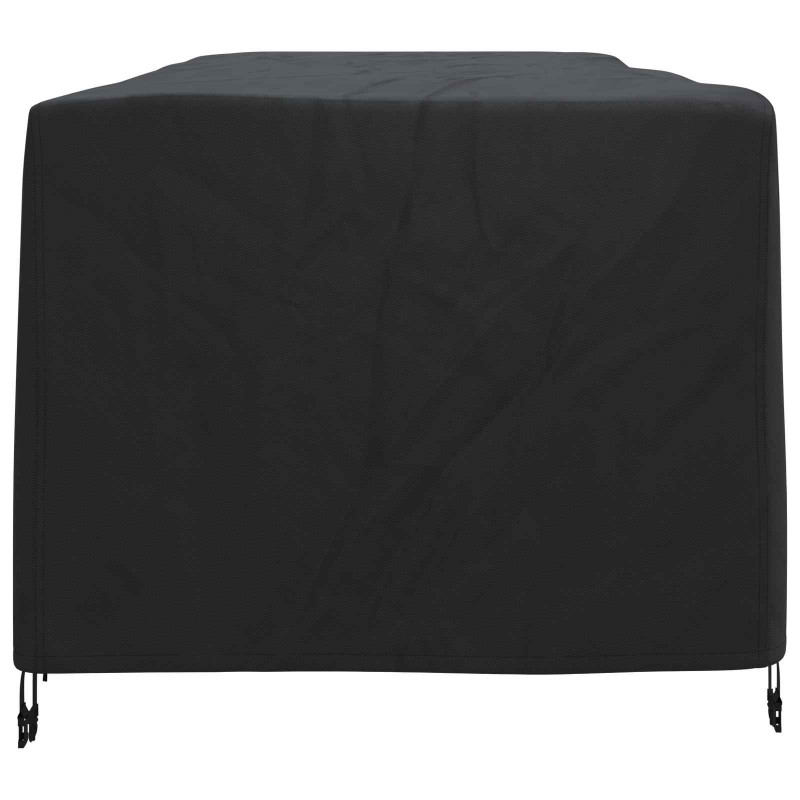 Pokrowiec na Leżaki Gładki Czarny 205 x 100 x 70 cm tkanina
