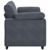 Sofa dwuosobowa Ciemnoszara 160x77x82 cm Aksamit