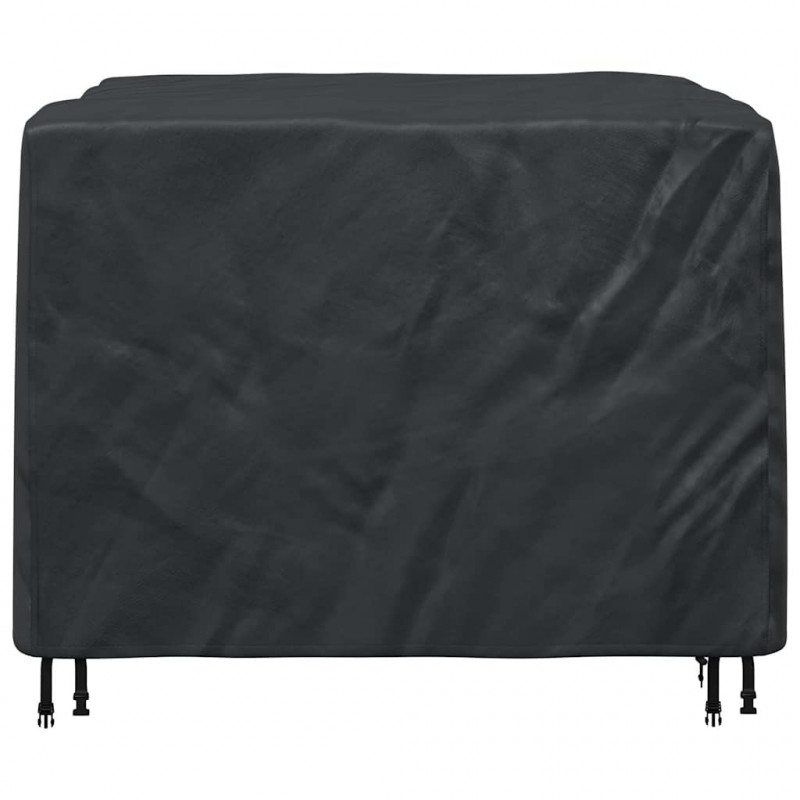 Pokrowiec na meble Czarny 125 x 125 x 74 cm Tkanina Oxford 210D