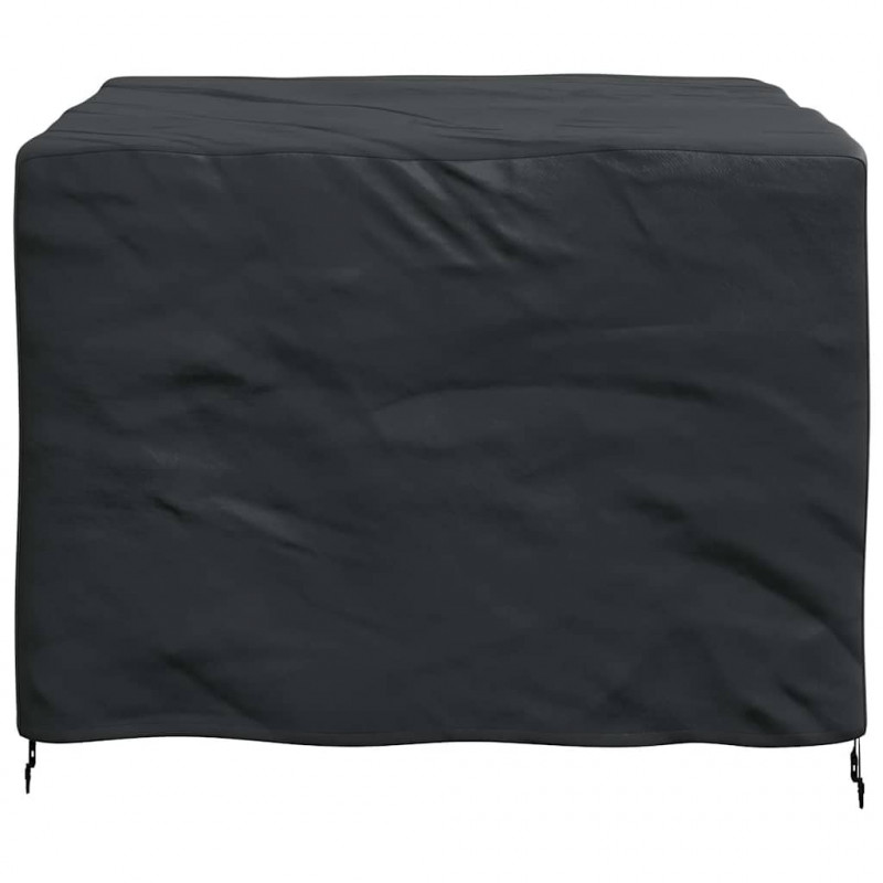 Pokrowiec na meble Czarny 125 x 125 x 74 cm Tkanina Oxford 210D