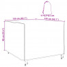 Pokrowiec na meble Czarny 135 x 135 x 90 cm Tkanina Oxford 210D