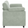 Sofa dwuosobowa Jasnoszara 180x77x82 cm Aksamit