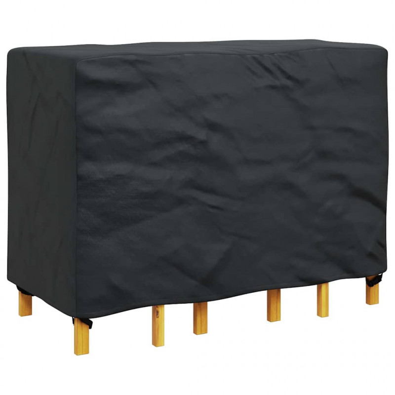 Pokrowiec na meble Gładki Czarny 130 x 80 x 70 cm 210D