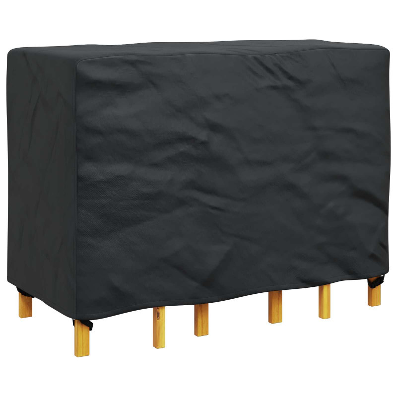 Pokrowiec na meble Gładki Czarny 140 x 70 x 90 cm 210D