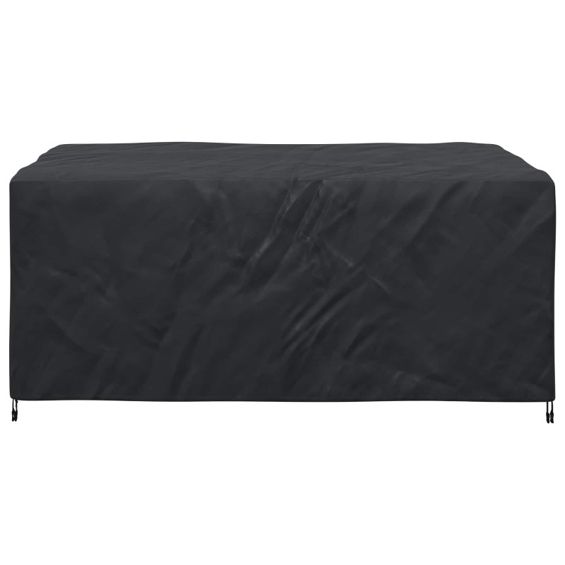 Pokrowiec na meble Gładki Czarny 143 x 225 x 90 cm 210D