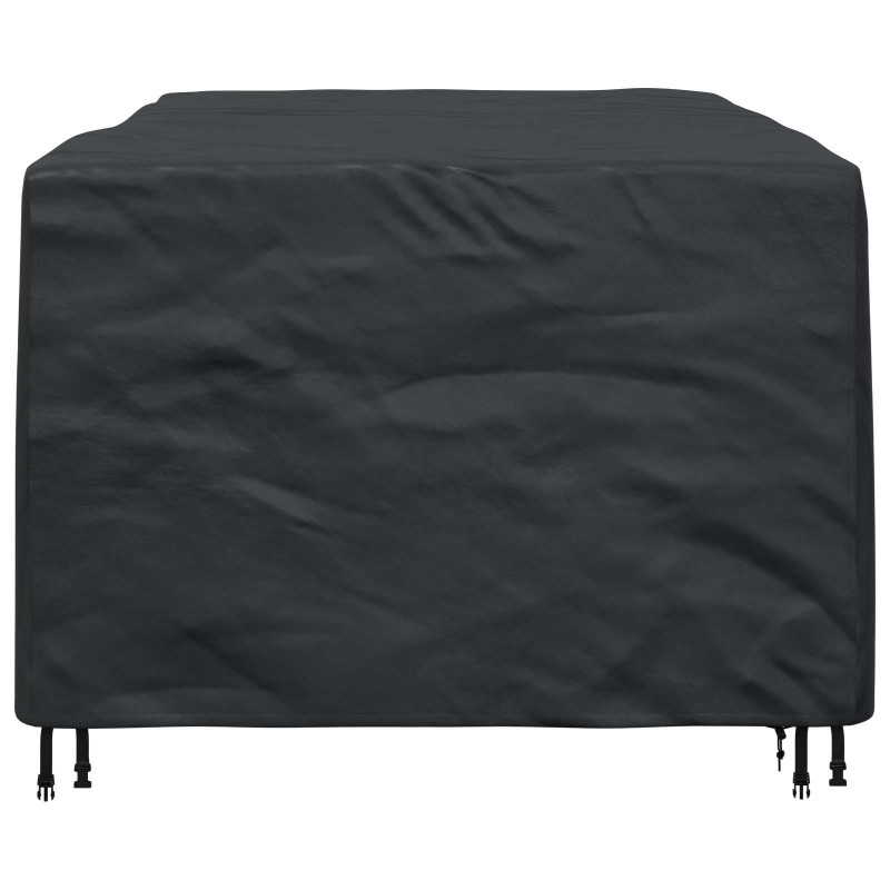 Pokrowiec na meble Gładki Czarny 143 x 225 x 90 cm 600D