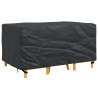 Pokrowiec na meble Gładki Czarny 150 x 90 x 75 cm 210D