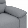 Sofa Fotel Jasnoszary 100x81x84 cm Tkanina