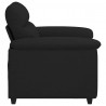 Sofa Fotel Czarny 100x81x84 cm Tkanina