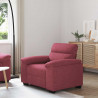 Sofa Fotel Wino Czerwone 100x81x84 cm Tkanina