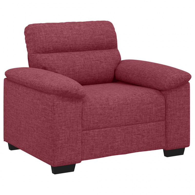 Sofa Fotel Wino Czerwone 100x81x84 cm Tkanina