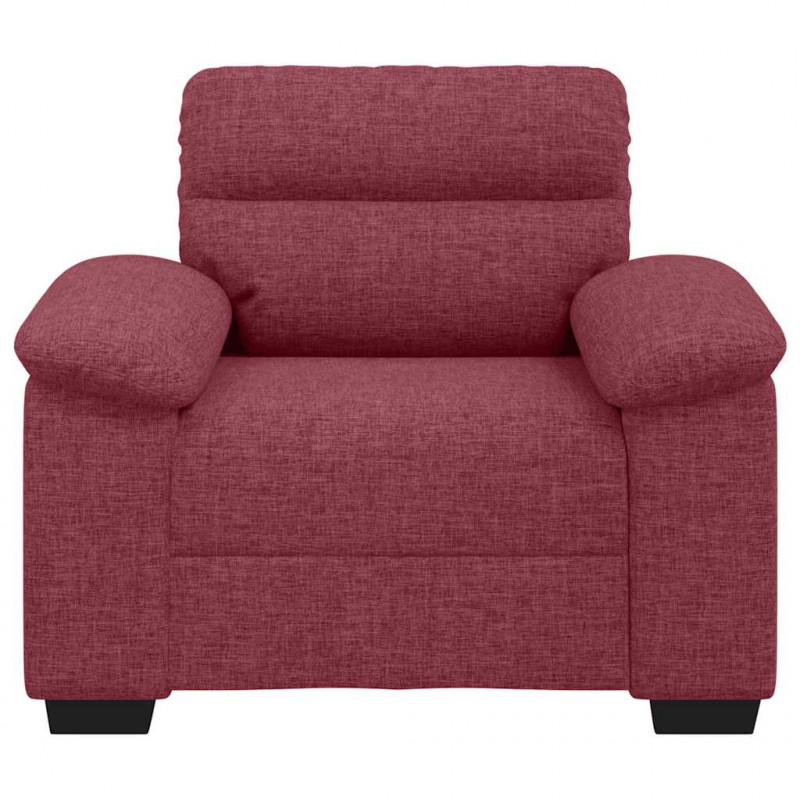 Sofa Fotel Wino Czerwone 100x81x84 cm Tkanina