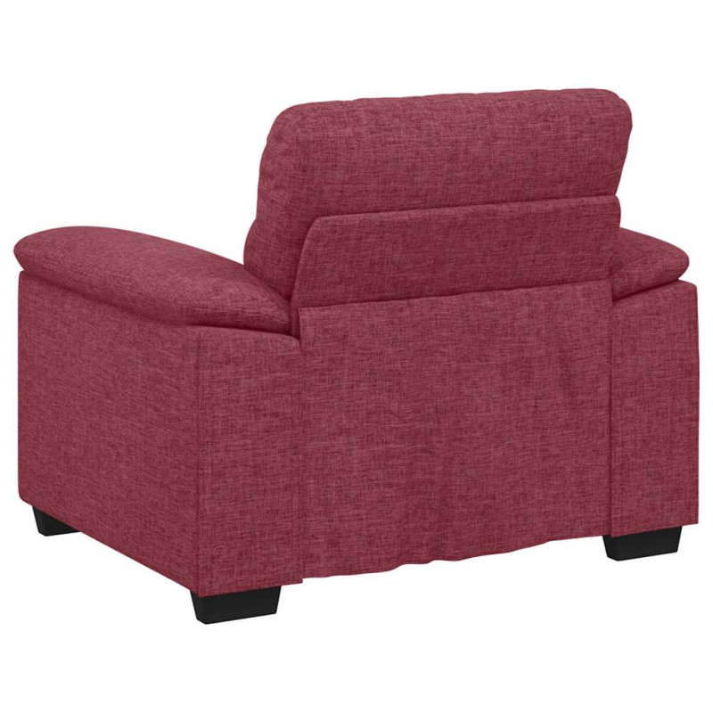 Sofa Fotel Wino Czerwone 100x81x84 cm Tkanina