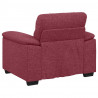 Sofa Fotel Wino Czerwone 100x81x84 cm Tkanina