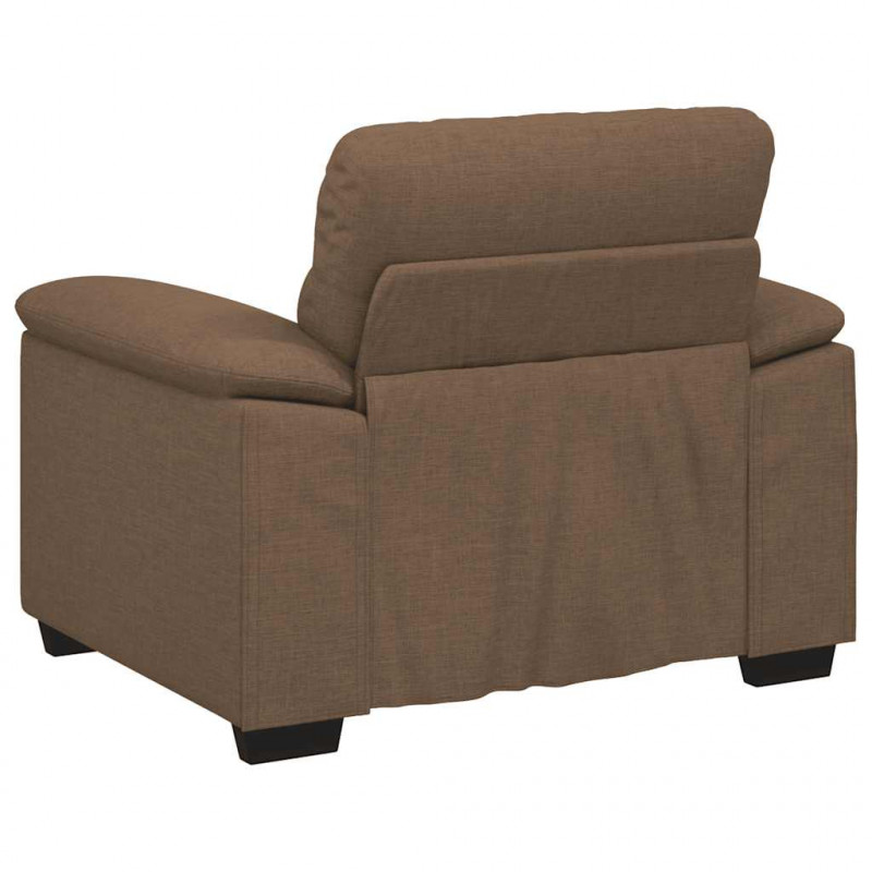 Sofa Fotel Brązowy 100x81x84 cm Tkanina