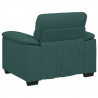 Sofa Fotel Ciemnozielony 100x81x84 cm Tkanina