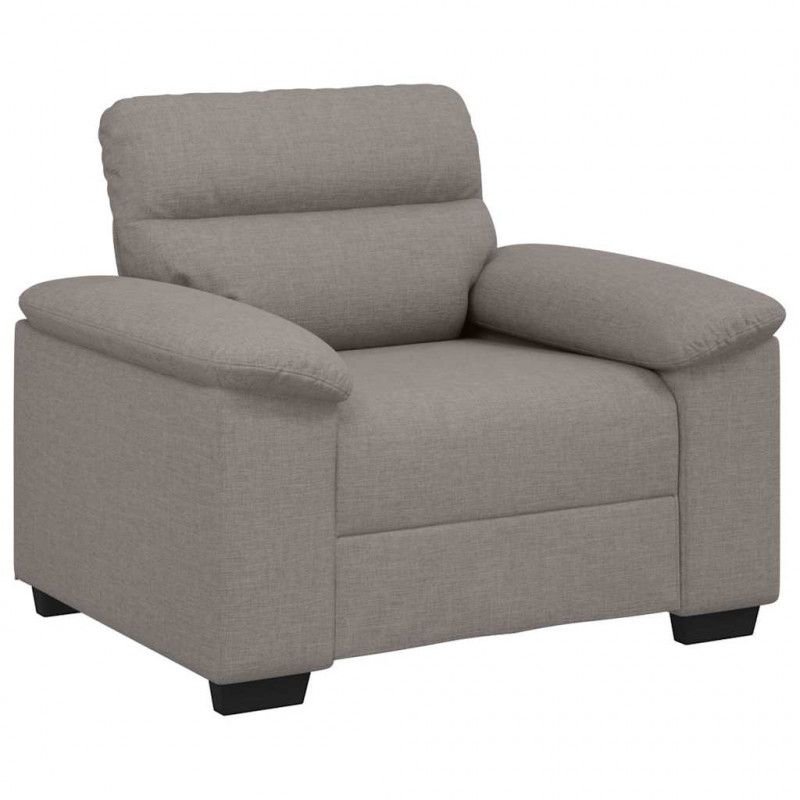 Sofa Fotel Taupe 100x81x84 cm Tkanina