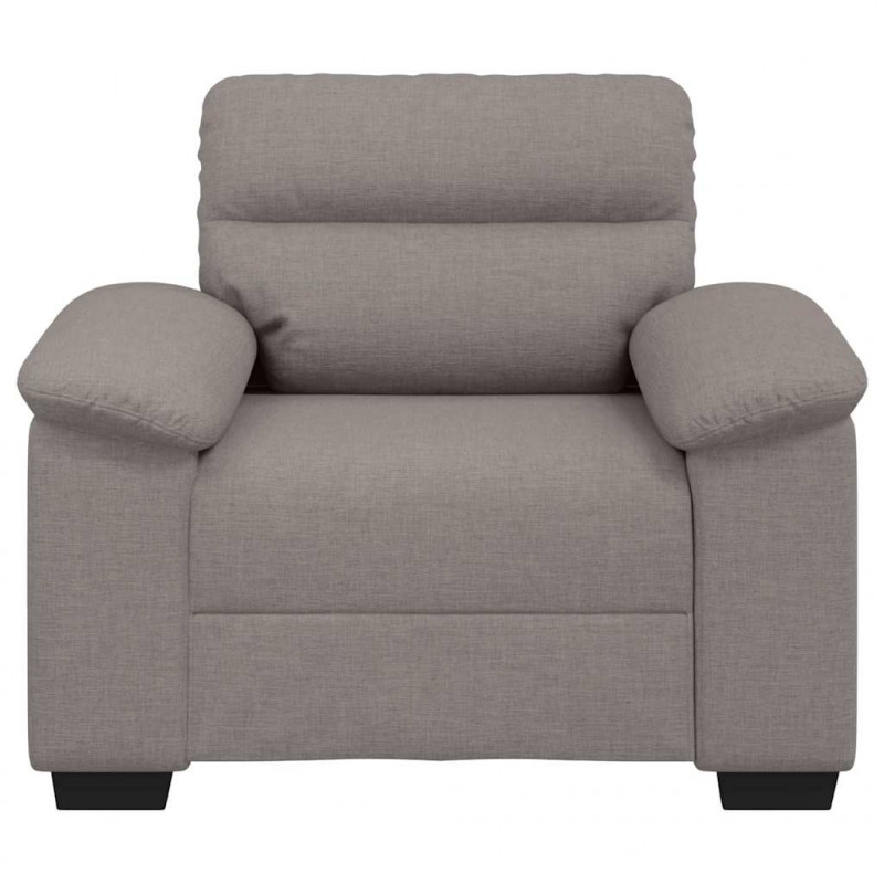 Sofa Fotel Taupe 100x81x84 cm Tkanina