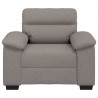 Sofa Fotel Taupe 100x81x84 cm Tkanina