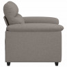 Sofa Fotel Taupe 100x81x84 cm Tkanina