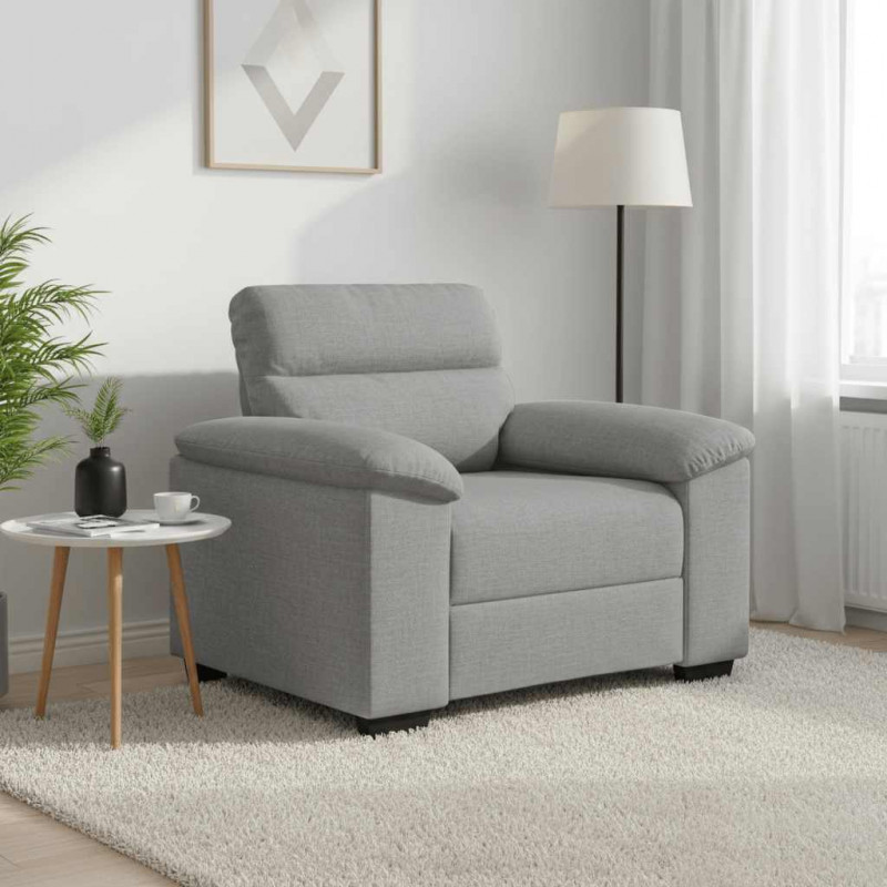 Sofa Fotel Cloud Grey 100x81x84 cm Tkanina