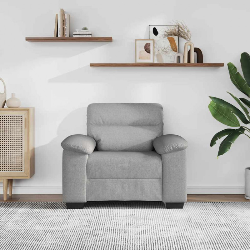 Sofa Fotel Cloud Grey 100x81x84 cm Tkanina