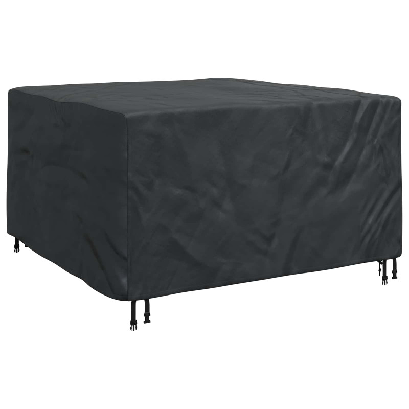Pokrowiec na meble Gładki Czarny 150 x 150 x 75 cm 420D