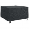 Pokrowiec na meble Gładki Czarny 150 x 150 x 75 cm 420D