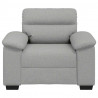 Sofa Fotel Cloud Grey 100x81x84 cm Tkanina