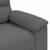 Sofa 2-osobowa Ciemnoszara 160x81x84 cm Tkanina