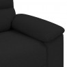 Sofa 2-osobowa Czarna 160x81x84 cm Tkanina