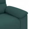 Sofa 2-osobowa Ciemnozielona 160x81x84 cm Tkanina