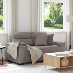 Sofa 2-osobowa Taupe 160x81x84 cm Tkanina