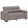 Sofa 2-osobowa Taupe 160x81x84 cm Tkanina