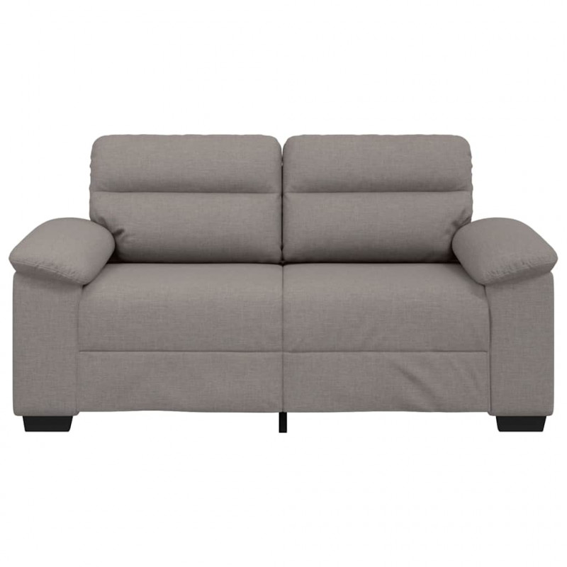 Sofa 2-osobowa Taupe 160x81x84 cm Tkanina