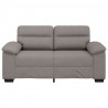 Sofa 2-osobowa Taupe 160x81x84 cm Tkanina