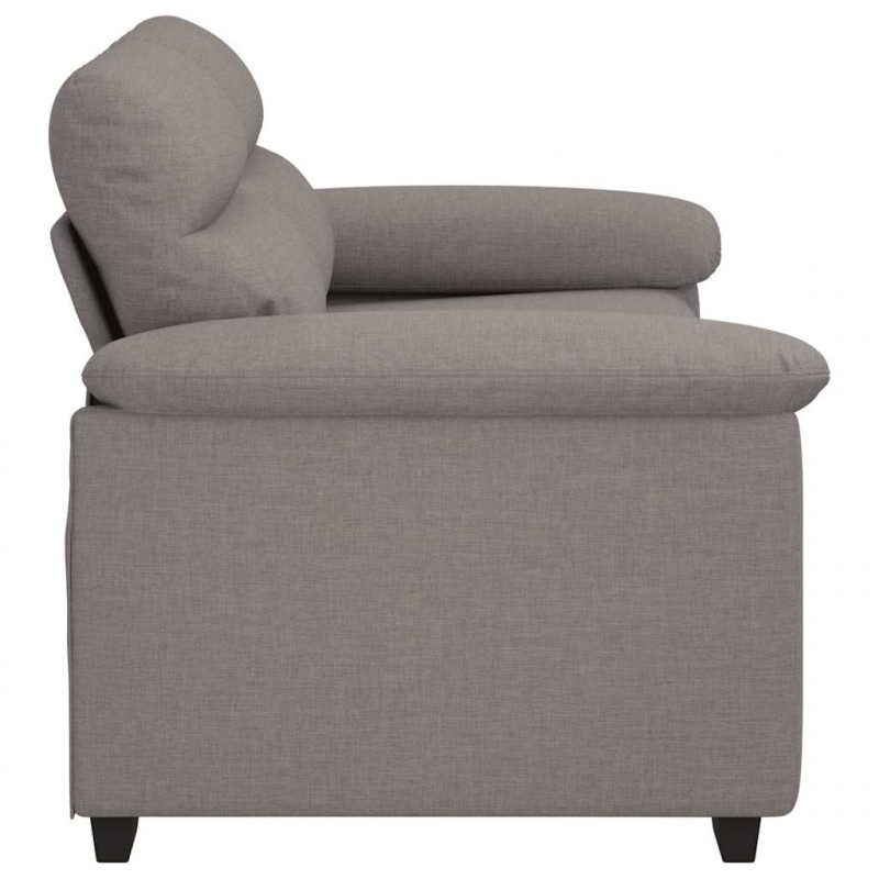 Sofa 2-osobowa Taupe 160x81x84 cm Tkanina