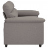 Sofa 2-osobowa Taupe 160x81x84 cm Tkanina