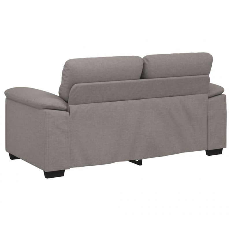 Sofa 2-osobowa Taupe 160x81x84 cm Tkanina